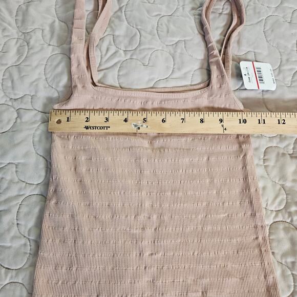 NWT Free People Square Neck Seamless Cami Ballet Sz XS/S - Picture 4 of 8
